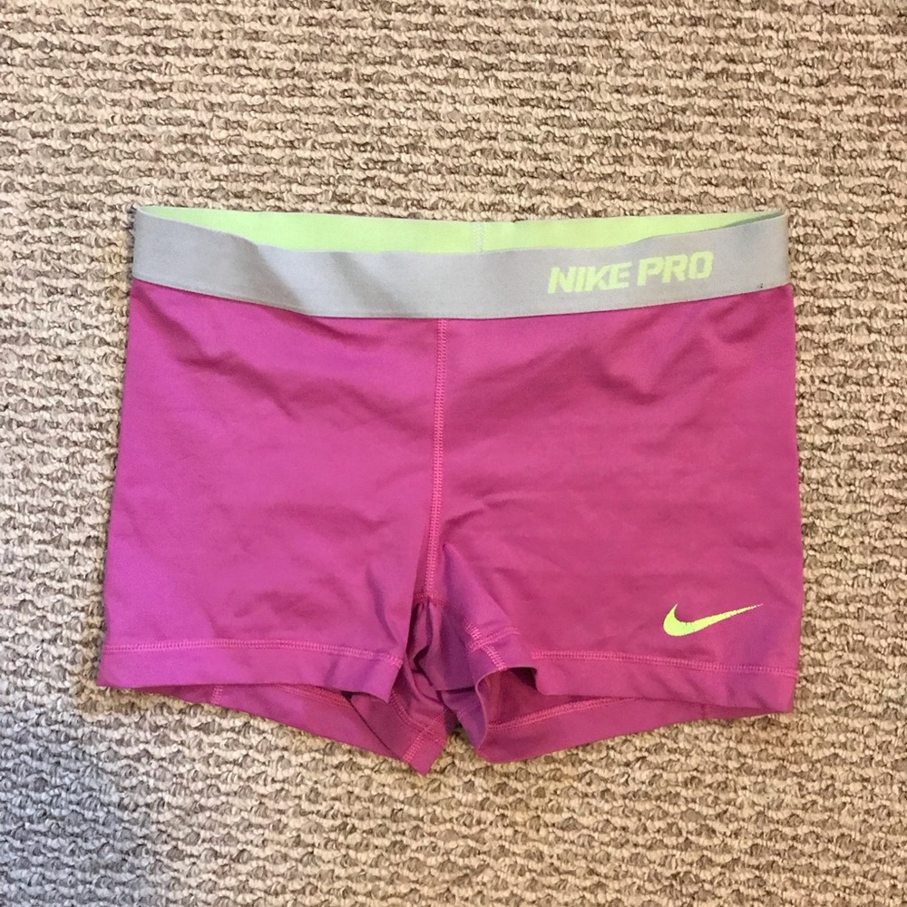 Purple Nike Pro Spandex